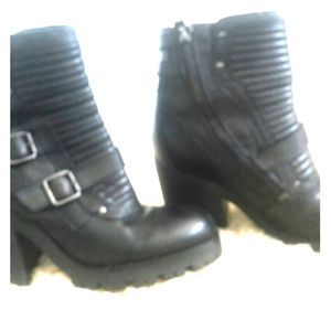 ASH Strike Leather Buckle q - SZ 40 US 9.5 - $130